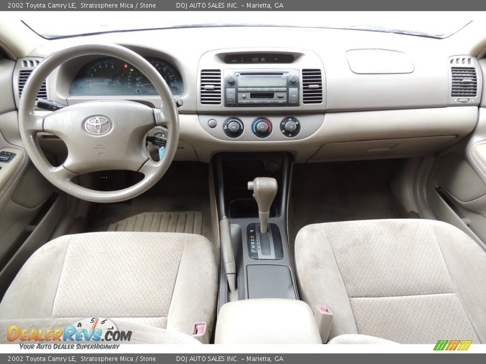 2002 Toyota Camry LE Stratosphere Mica / Stone Photo #18
