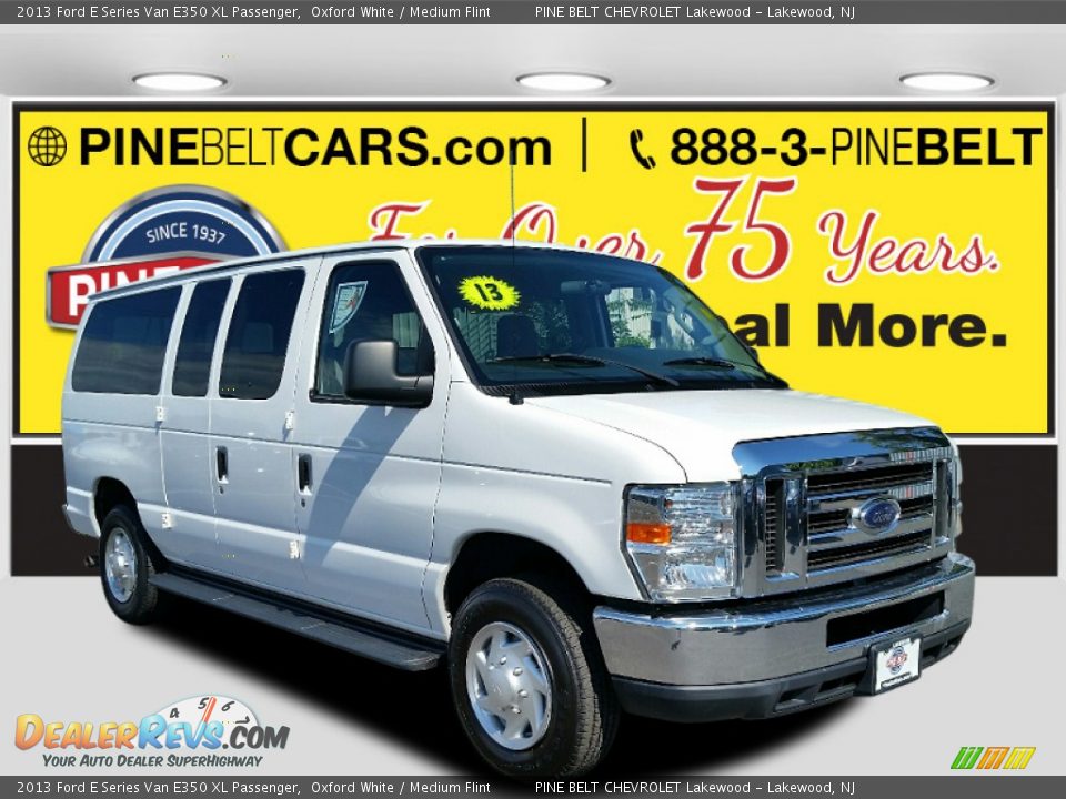 2013 Ford E Series Van E350 XL Passenger Oxford White / Medium Flint Photo #1