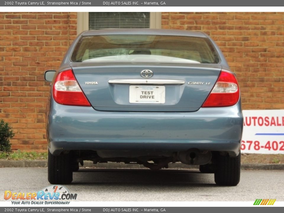 2002 Toyota Camry LE Stratosphere Mica / Stone Photo #21