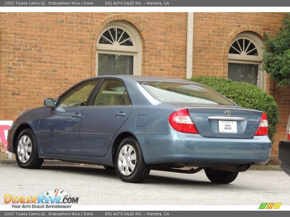 2002 Toyota Camry LE Stratosphere Mica / Stone Photo #23