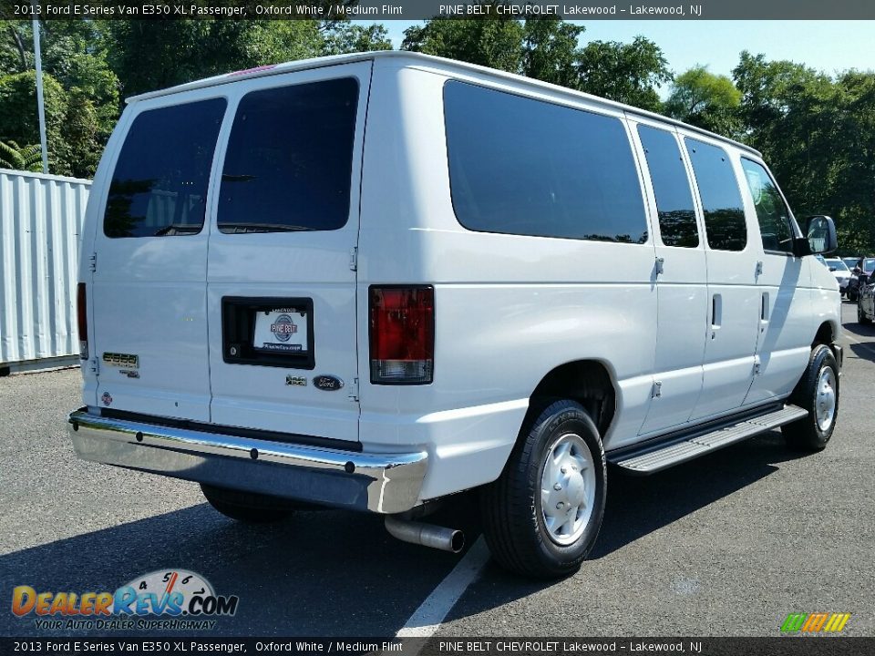 2013 Ford E Series Van E350 XL Passenger Oxford White / Medium Flint Photo #5