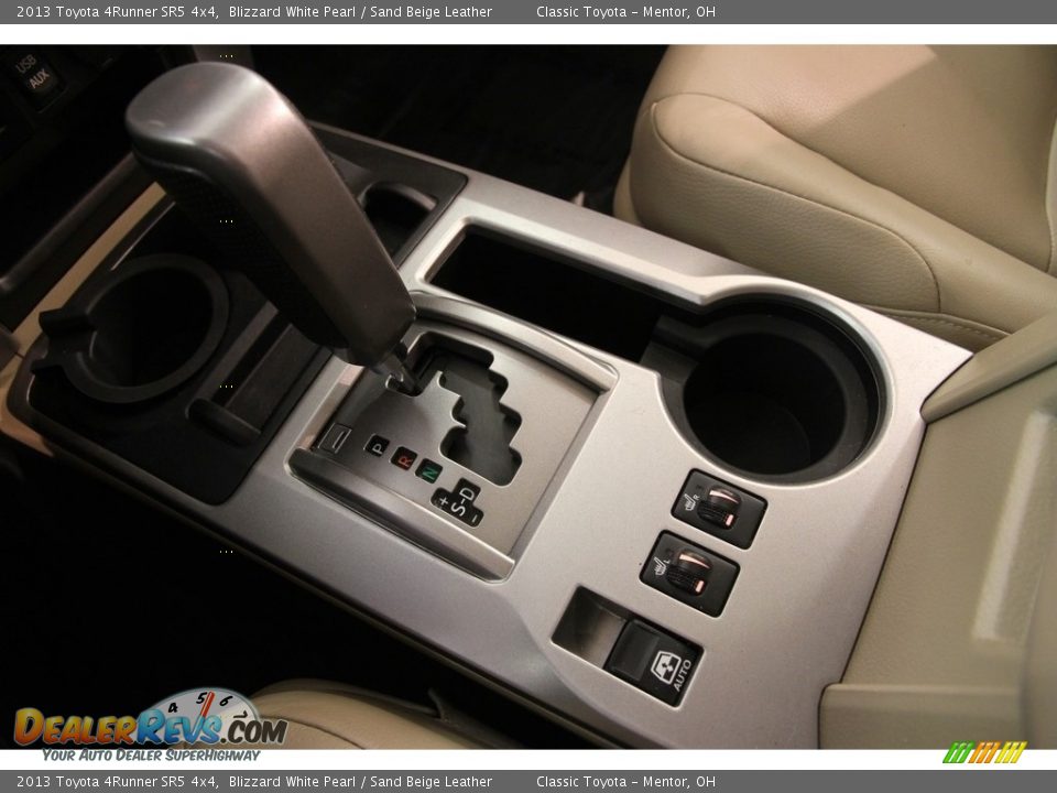 2013 Toyota 4Runner SR5 4x4 Blizzard White Pearl / Sand Beige Leather Photo #17