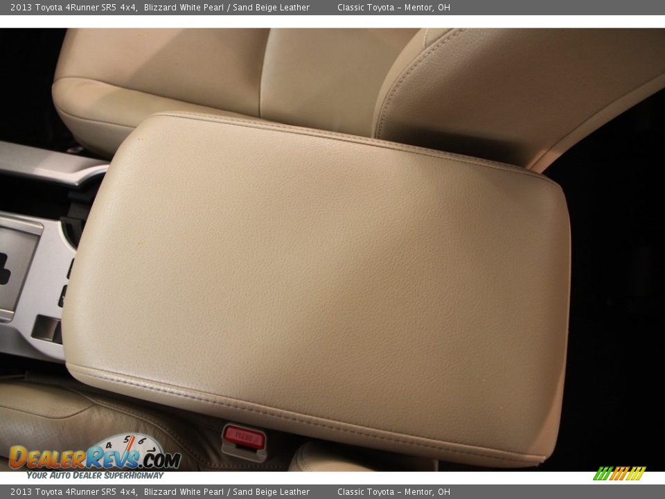 2013 Toyota 4Runner SR5 4x4 Blizzard White Pearl / Sand Beige Leather Photo #18