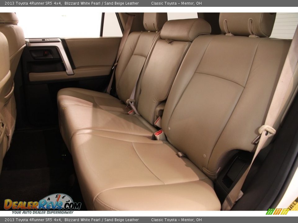 2013 Toyota 4Runner SR5 4x4 Blizzard White Pearl / Sand Beige Leather Photo #22