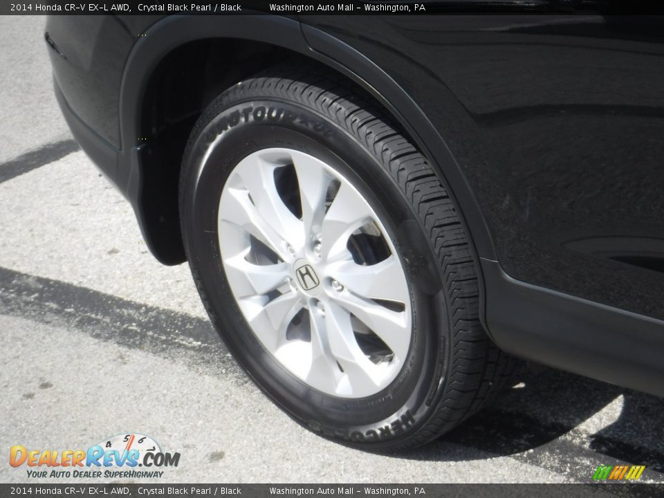 2014 Honda CR-V EX-L AWD Crystal Black Pearl / Black Photo #3