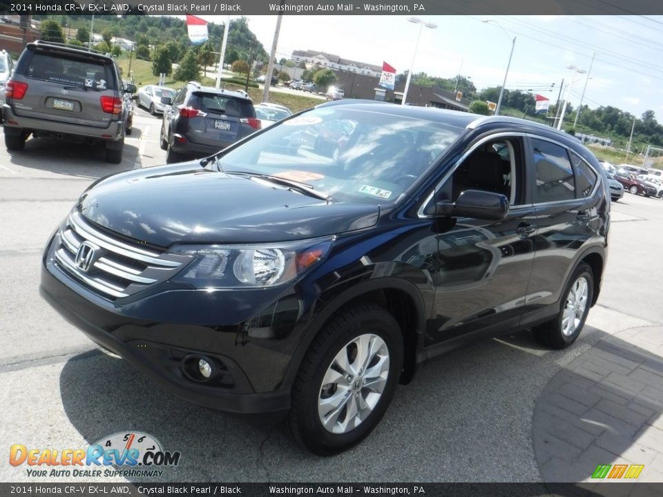 2014 Honda CR-V EX-L AWD Crystal Black Pearl / Black Photo #6