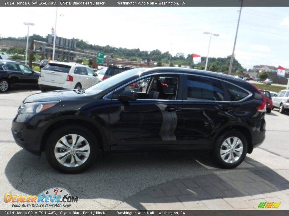 2014 Honda CR-V EX-L AWD Crystal Black Pearl / Black Photo #7