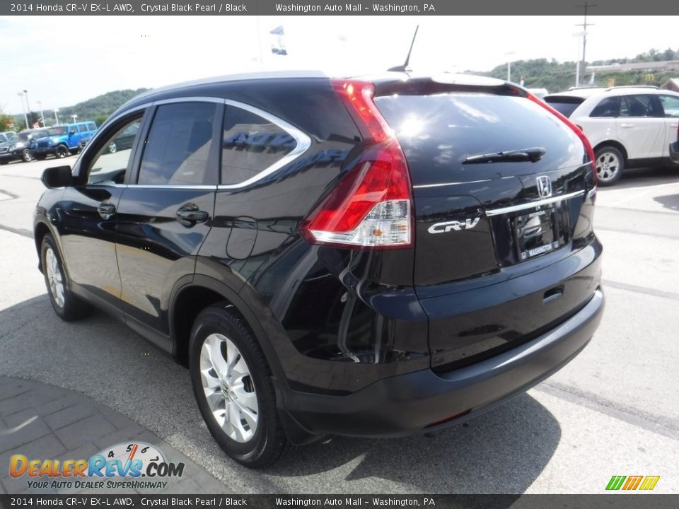 2014 Honda CR-V EX-L AWD Crystal Black Pearl / Black Photo #8