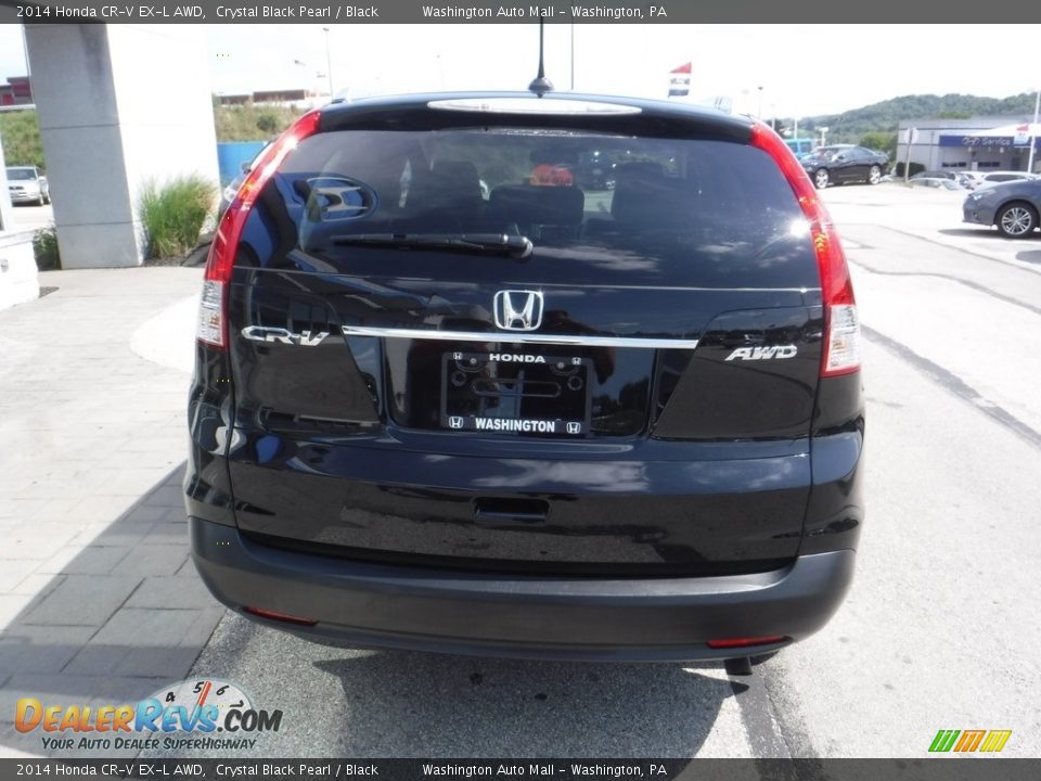 2014 Honda CR-V EX-L AWD Crystal Black Pearl / Black Photo #9