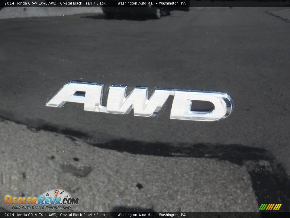 2014 Honda CR-V EX-L AWD Crystal Black Pearl / Black Photo #10