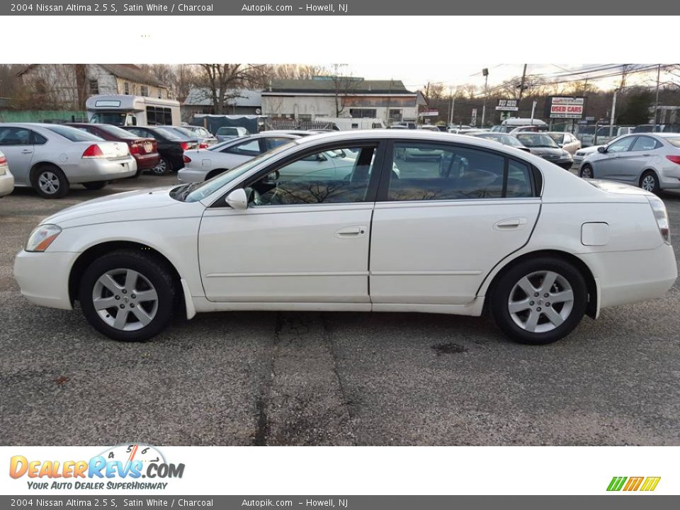 2004 Nissan Altima 2.5 S Satin White / Charcoal Photo #3