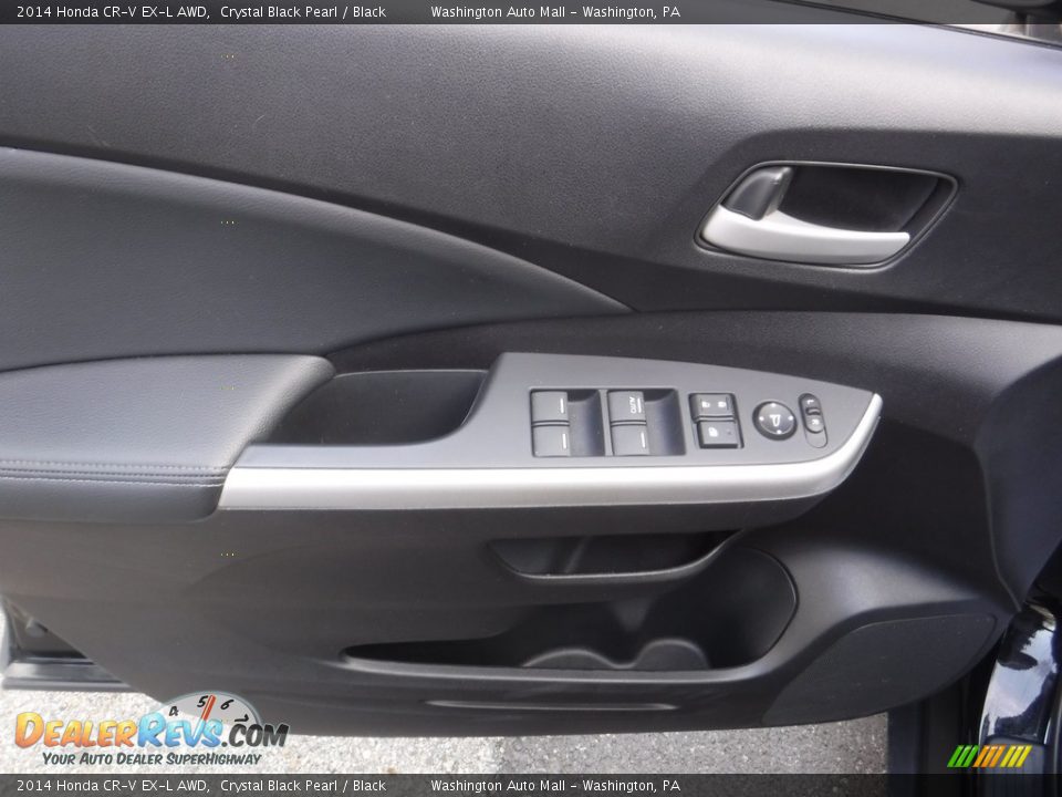 2014 Honda CR-V EX-L AWD Crystal Black Pearl / Black Photo #12