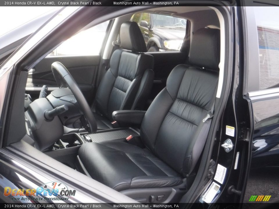 2014 Honda CR-V EX-L AWD Crystal Black Pearl / Black Photo #14