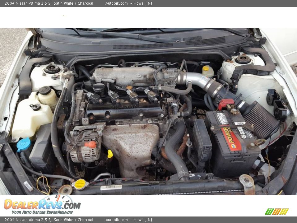 2004 Nissan Altima 2.5 S Satin White / Charcoal Photo #14