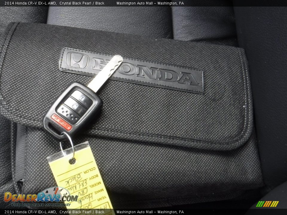 2014 Honda CR-V EX-L AWD Crystal Black Pearl / Black Photo #23