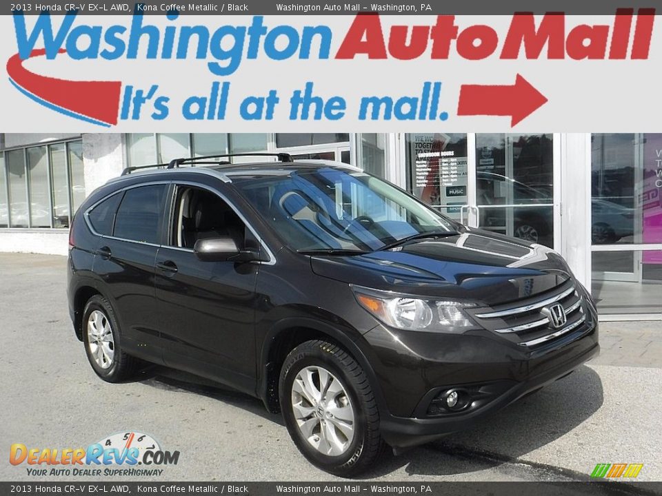 2013 Honda CR-V EX-L AWD Kona Coffee Metallic / Black Photo #1