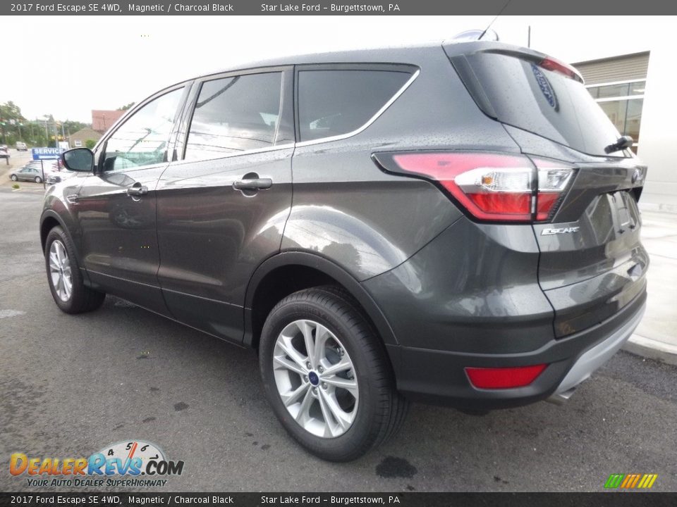 2017 Ford Escape SE 4WD Magnetic / Charcoal Black Photo #9