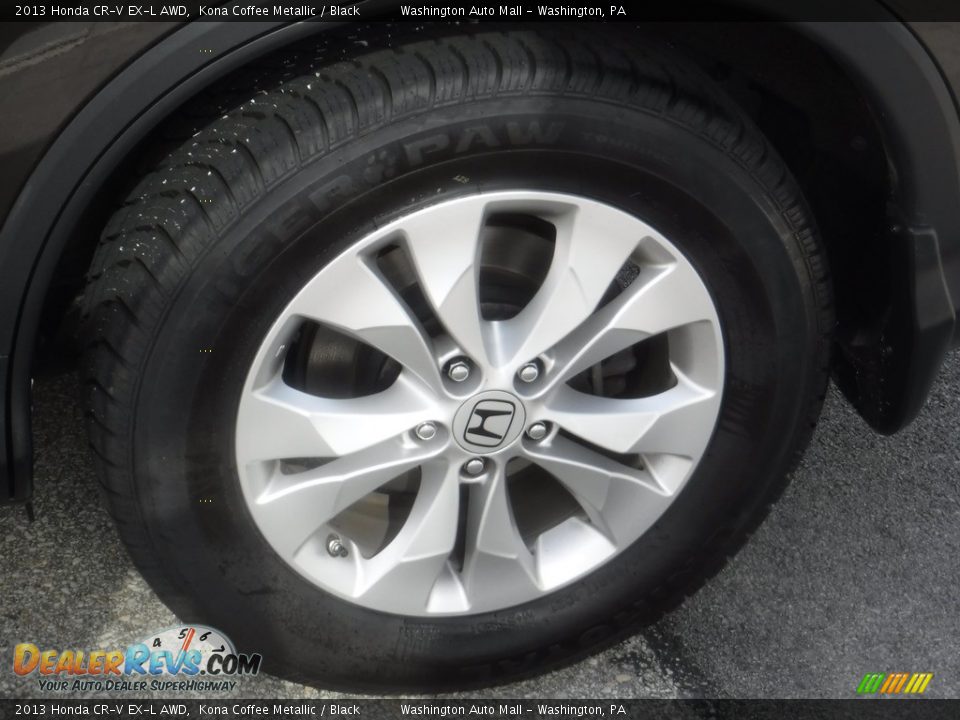 2013 Honda CR-V EX-L AWD Kona Coffee Metallic / Black Photo #7