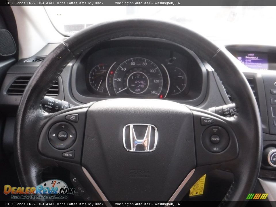 2013 Honda CR-V EX-L AWD Kona Coffee Metallic / Black Photo #20