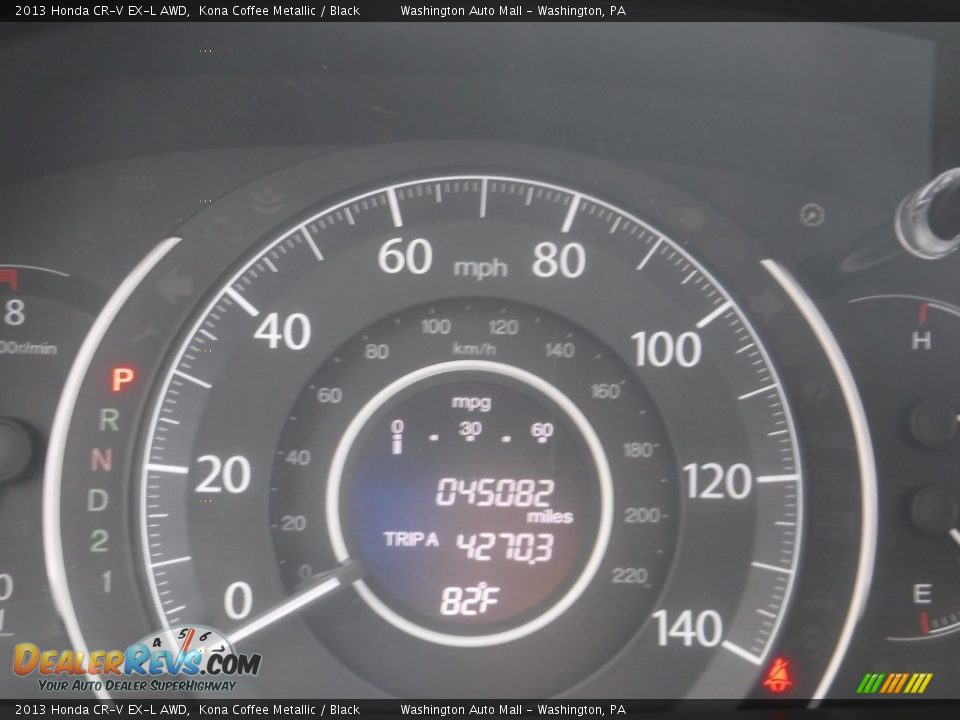 2013 Honda CR-V EX-L AWD Kona Coffee Metallic / Black Photo #25