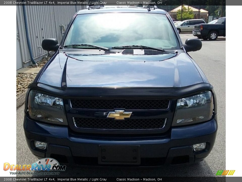 2008 Chevrolet TrailBlazer LT 4x4 Imperial Blue Metallic / Light Gray Photo #2