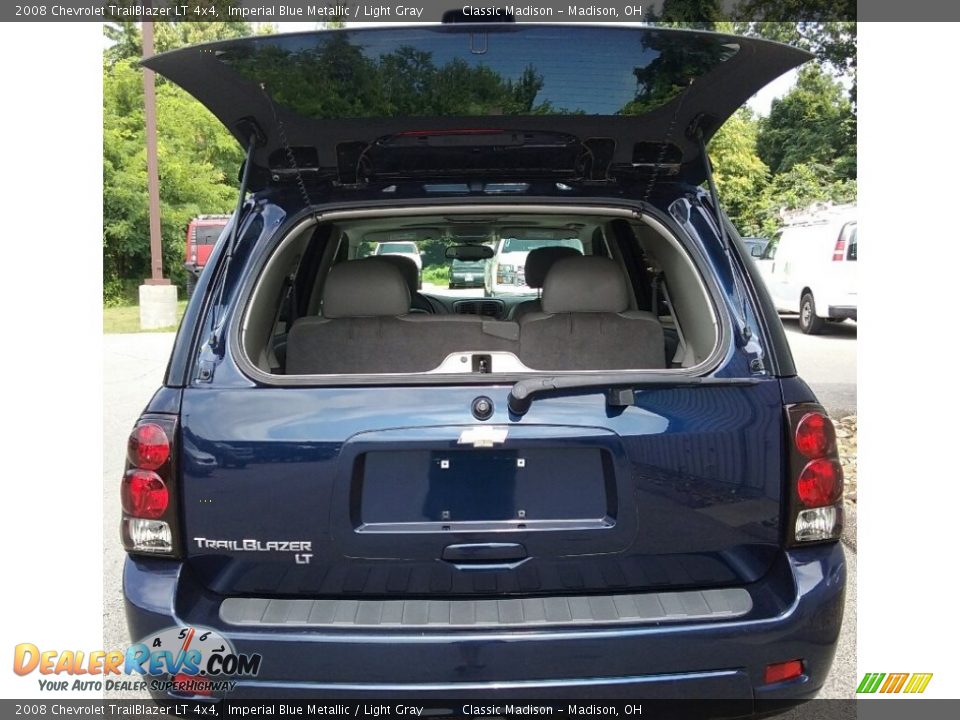 2008 Chevrolet TrailBlazer LT 4x4 Imperial Blue Metallic / Light Gray Photo #4