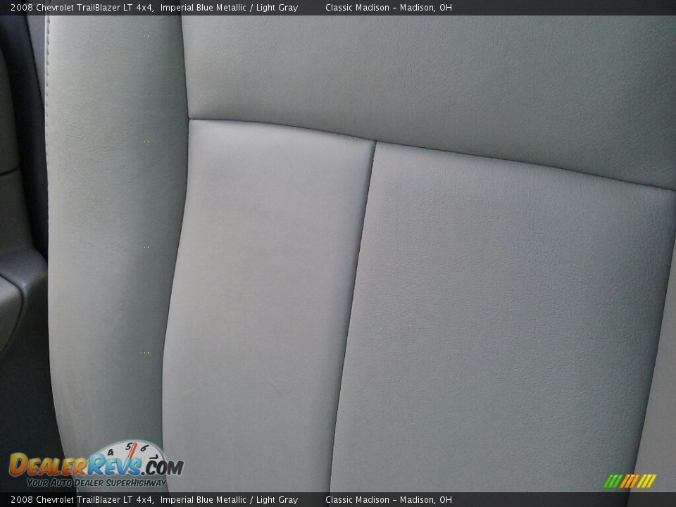 2008 Chevrolet TrailBlazer LT 4x4 Imperial Blue Metallic / Light Gray Photo #7