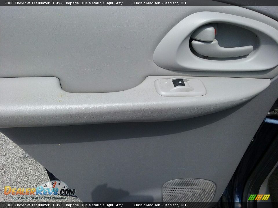 2008 Chevrolet TrailBlazer LT 4x4 Imperial Blue Metallic / Light Gray Photo #13