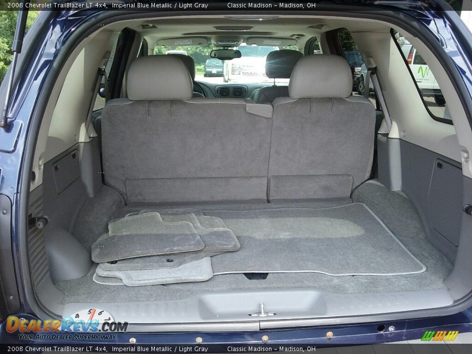 2008 Chevrolet TrailBlazer LT 4x4 Imperial Blue Metallic / Light Gray Photo #15