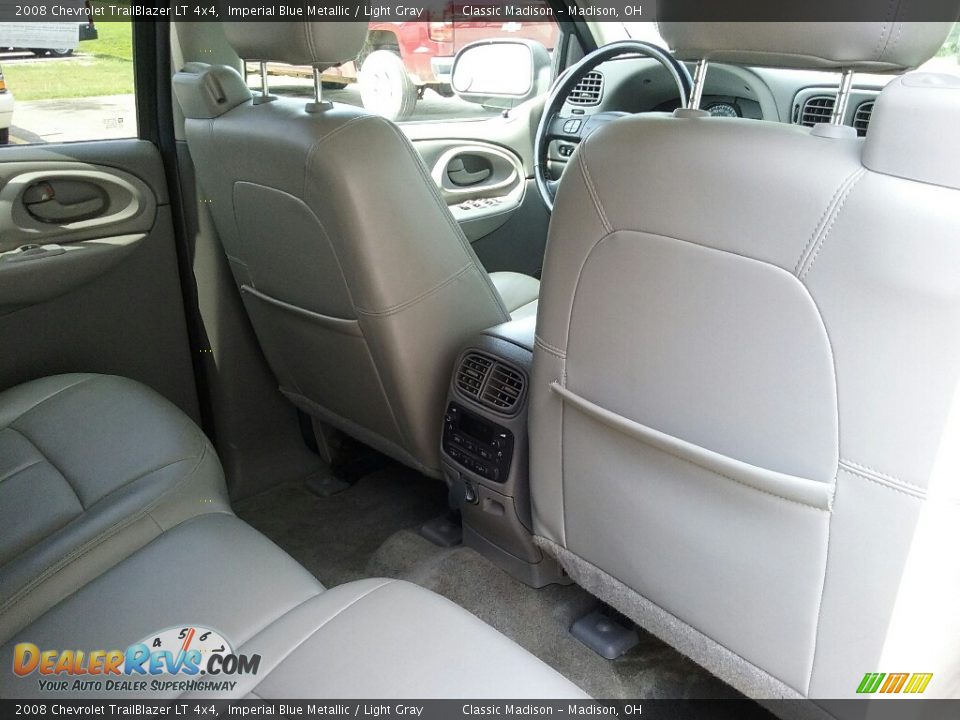 2008 Chevrolet TrailBlazer LT 4x4 Imperial Blue Metallic / Light Gray Photo #16