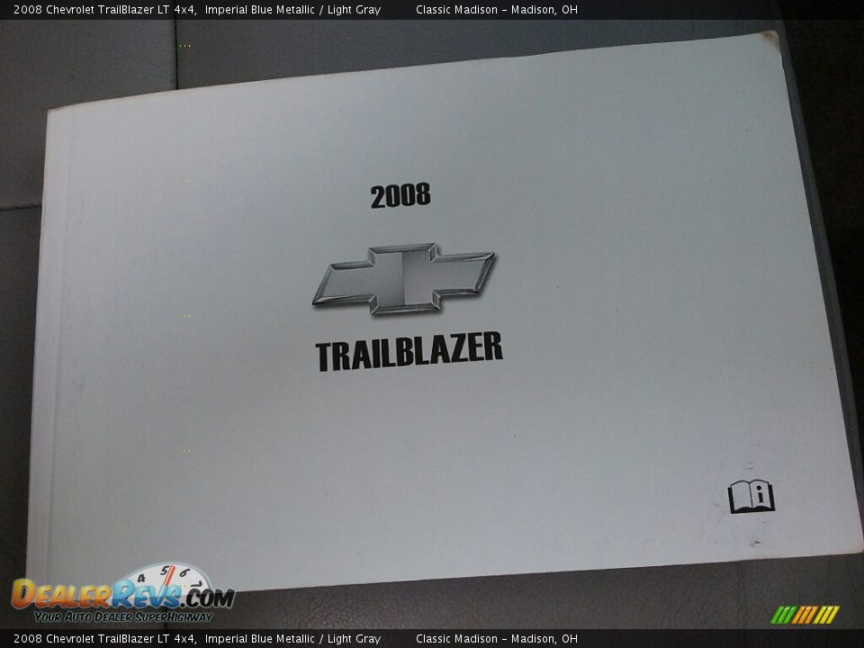 2008 Chevrolet TrailBlazer LT 4x4 Imperial Blue Metallic / Light Gray Photo #19