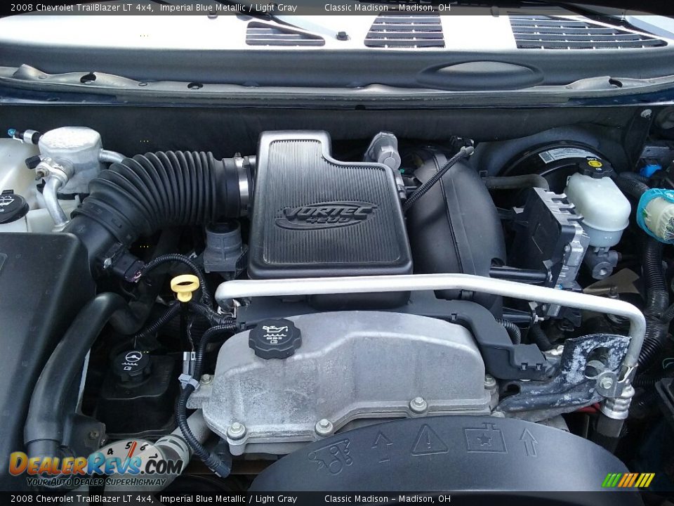 2008 Chevrolet TrailBlazer LT 4x4 Imperial Blue Metallic / Light Gray Photo #21