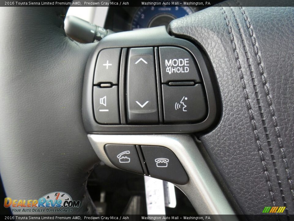 Controls of 2016 Toyota Sienna Limited Premium AWD Photo #16
