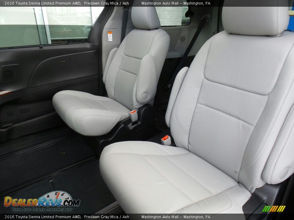 Rear Seat of 2016 Toyota Sienna Limited Premium AWD Photo #19