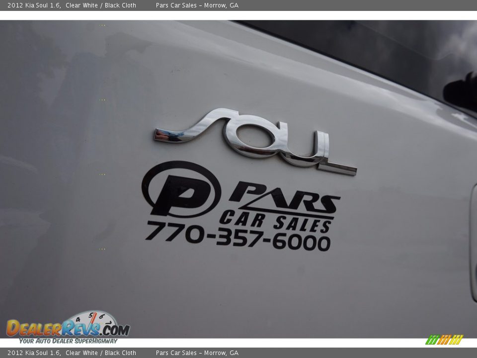 2012 Kia Soul 1.6 Clear White / Black Cloth Photo #10
