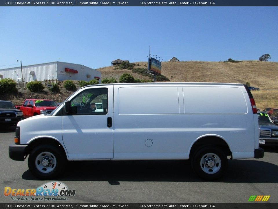 2010 Chevrolet Express 2500 Work Van Summit White / Medium Pewter Photo #4