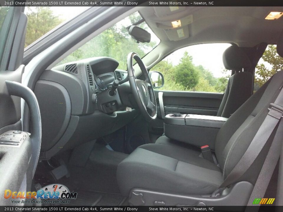 2013 Chevrolet Silverado 1500 LT Extended Cab 4x4 Summit White / Ebony Photo #9