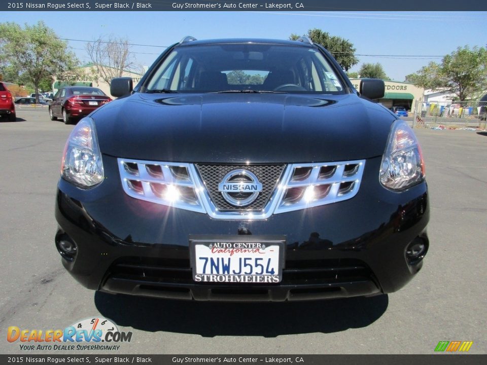 2015 Nissan Rogue Select S Super Black / Black Photo #2
