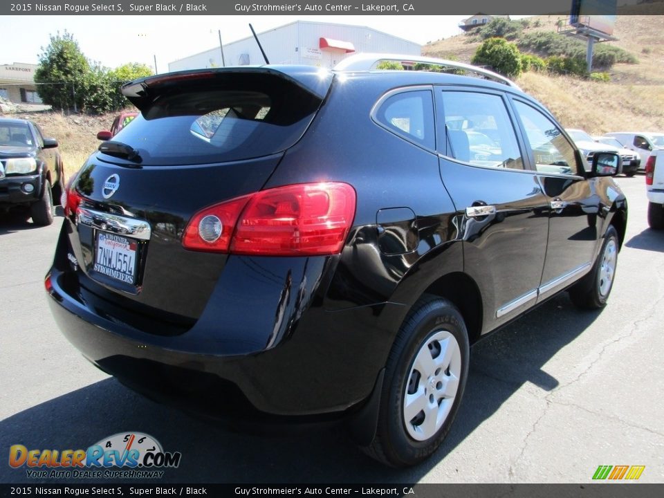 2015 Nissan Rogue Select S Super Black / Black Photo #7
