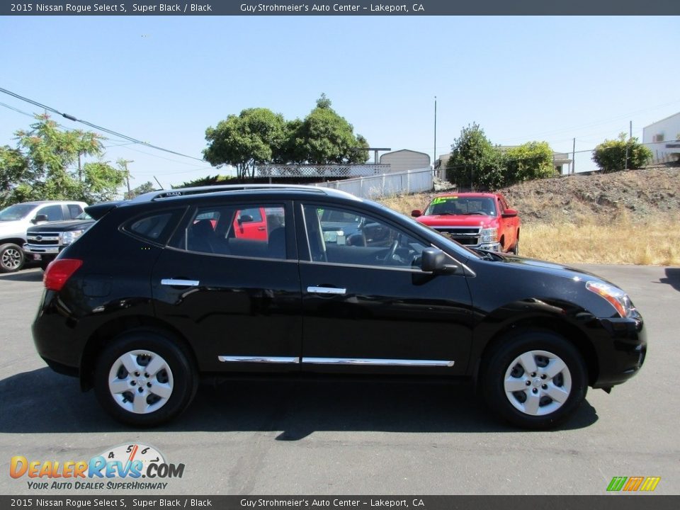 2015 Nissan Rogue Select S Super Black / Black Photo #8
