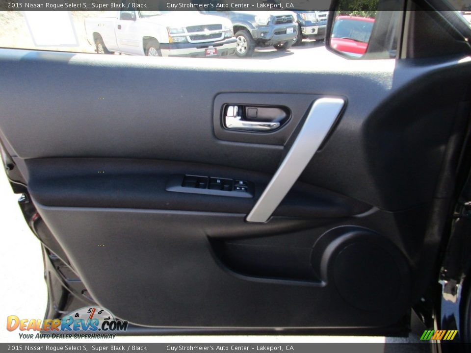 2015 Nissan Rogue Select S Super Black / Black Photo #9