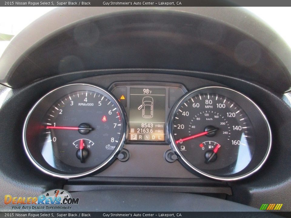 2015 Nissan Rogue Select S Super Black / Black Photo #12