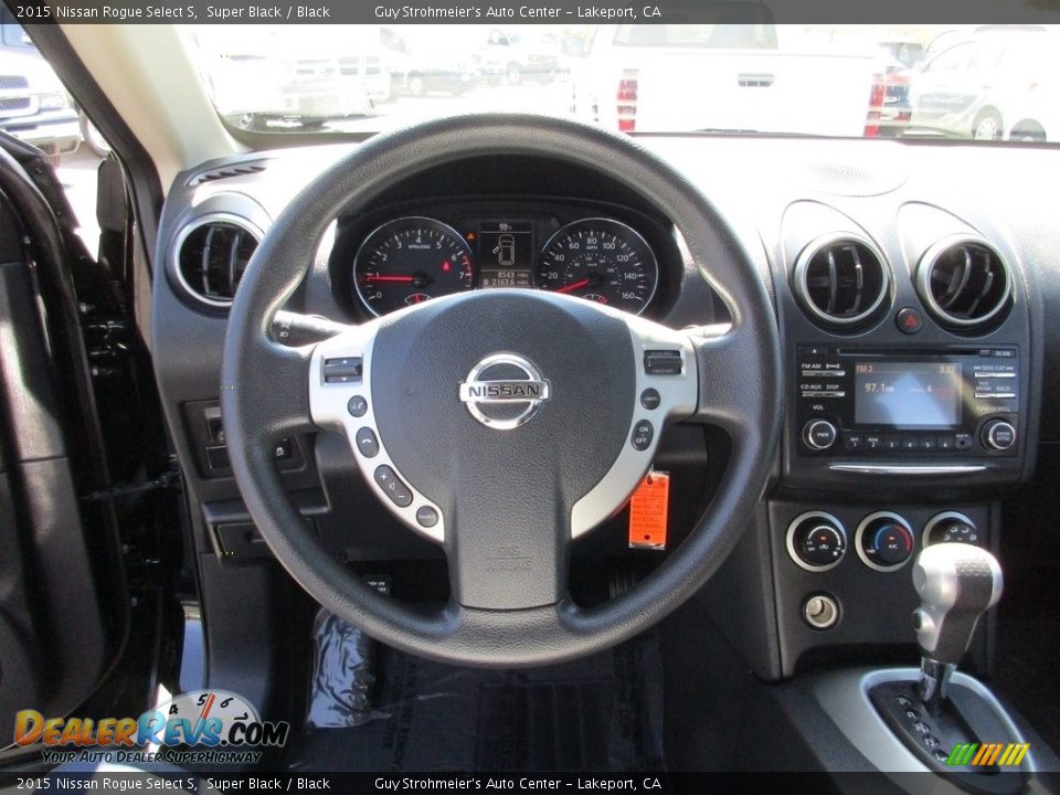 2015 Nissan Rogue Select S Super Black / Black Photo #13