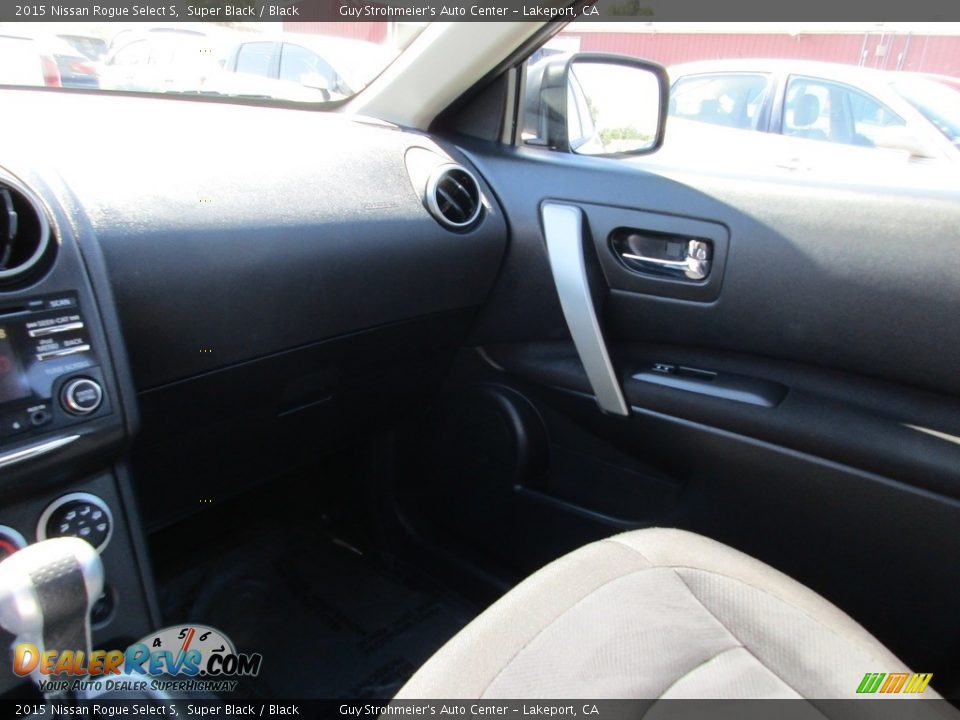2015 Nissan Rogue Select S Super Black / Black Photo #15