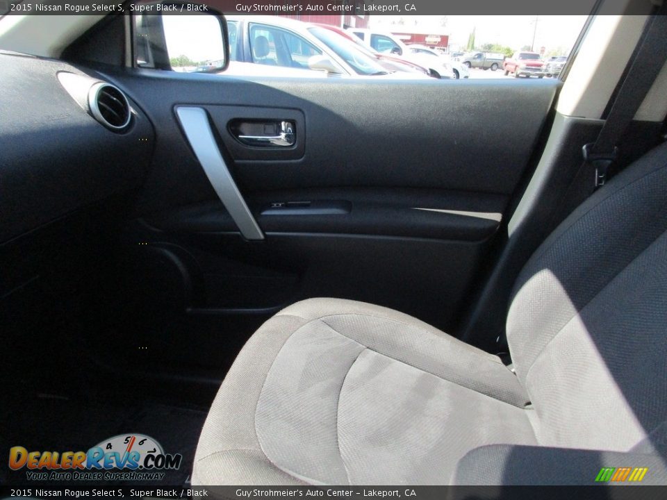 2015 Nissan Rogue Select S Super Black / Black Photo #16