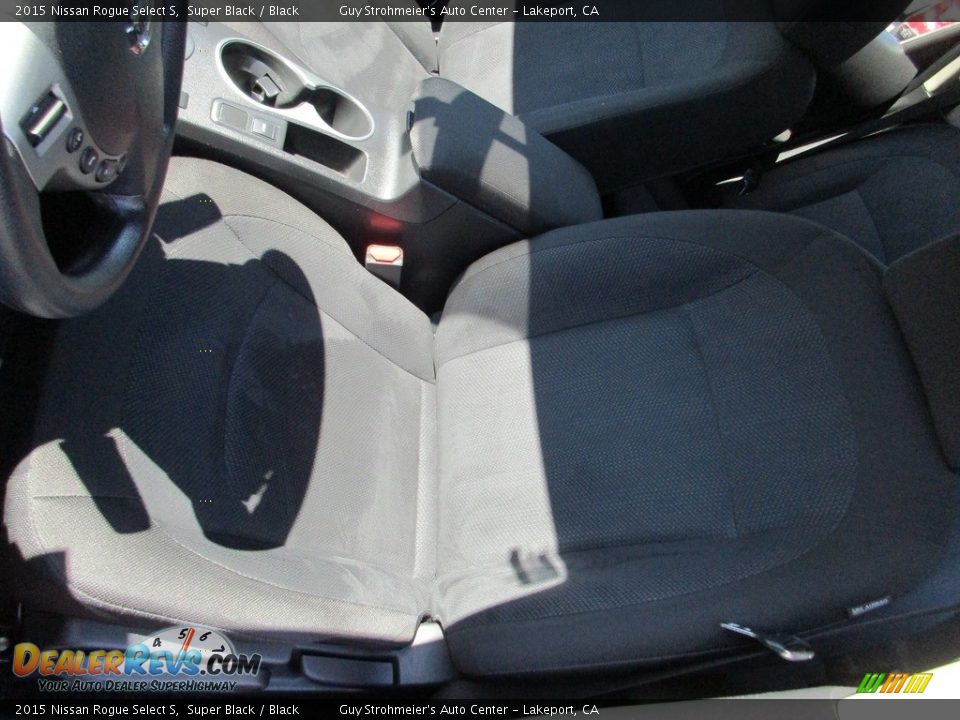 2015 Nissan Rogue Select S Super Black / Black Photo #19