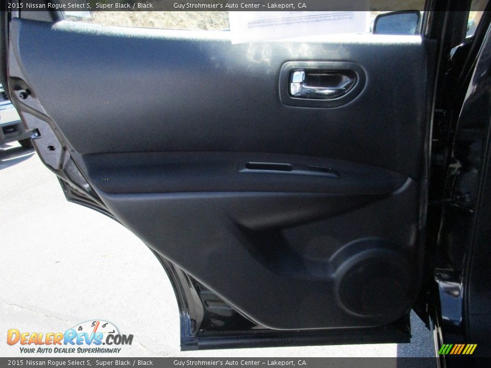 2015 Nissan Rogue Select S Super Black / Black Photo #22