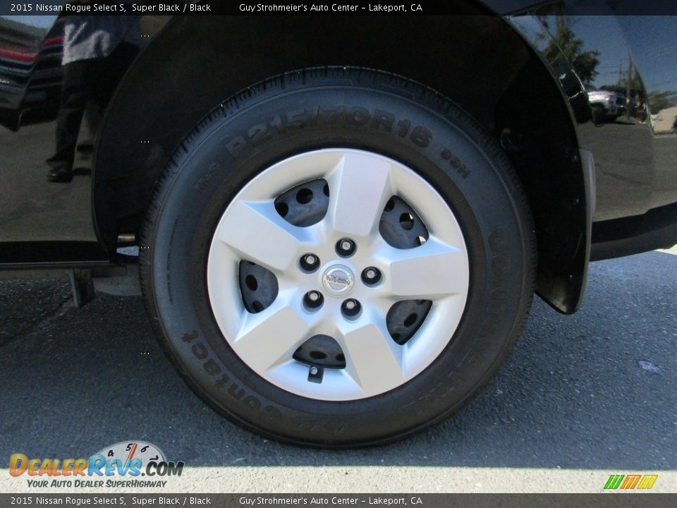 2015 Nissan Rogue Select S Super Black / Black Photo #24