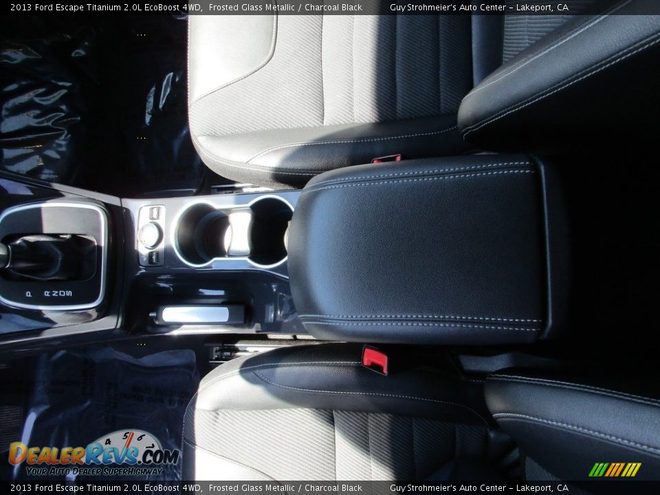 2013 Ford Escape Titanium 2.0L EcoBoost 4WD Frosted Glass Metallic / Charcoal Black Photo #18
