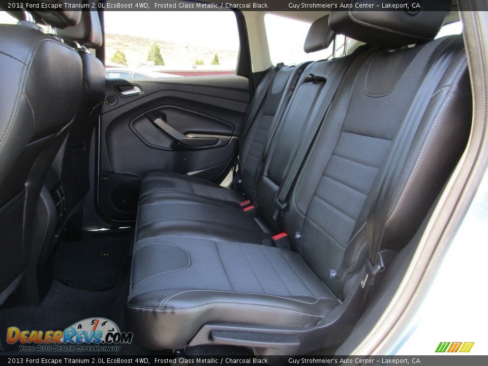 2013 Ford Escape Titanium 2.0L EcoBoost 4WD Frosted Glass Metallic / Charcoal Black Photo #21